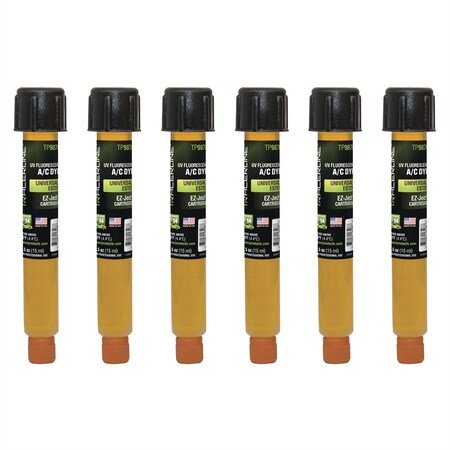 Spectronics Corp/Tracer (6) 0.5 Oz (15 Ml) Universal/Ester Ez-Ject A/C Dy TP9870-P6